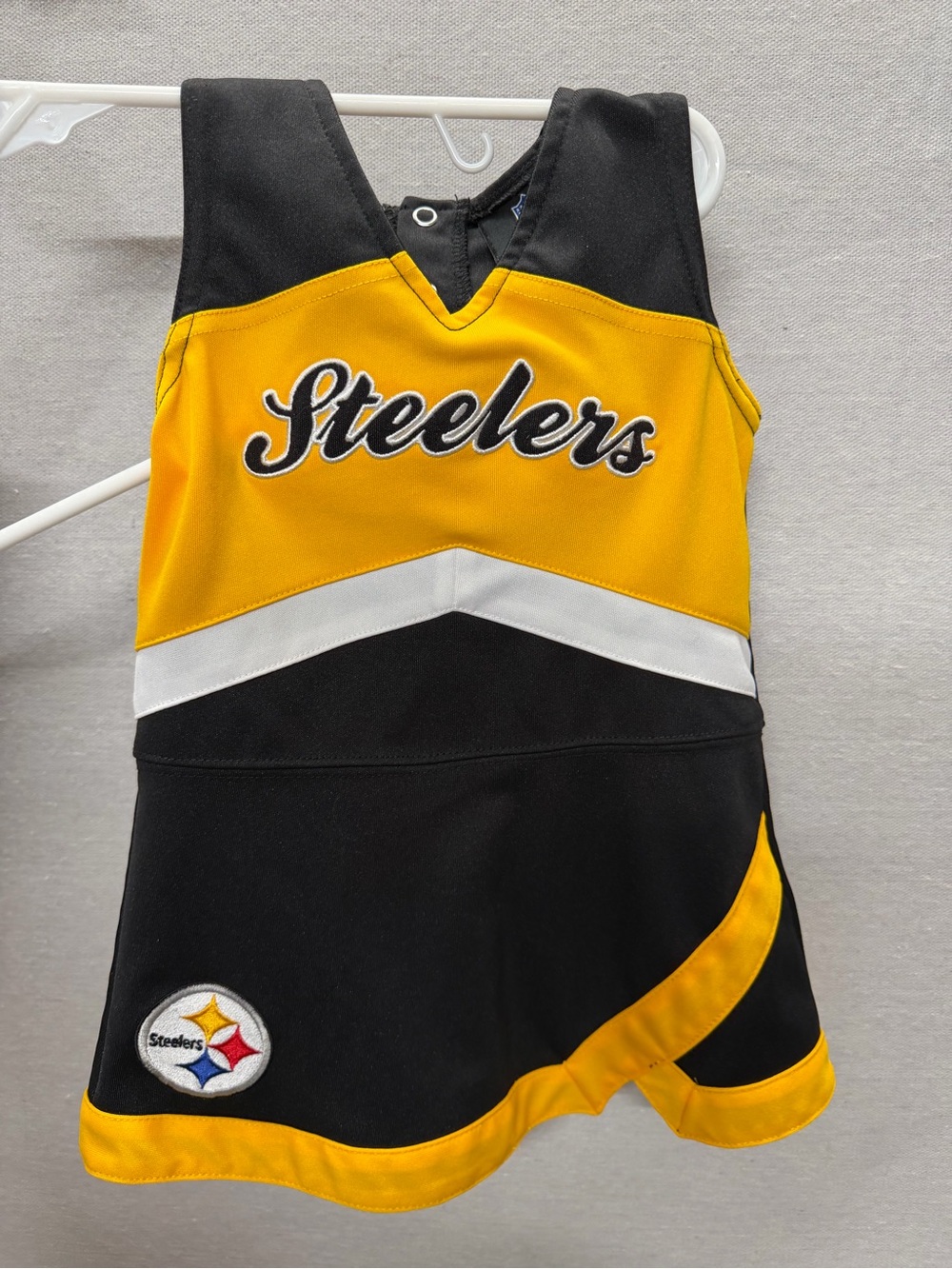 Toddler Steelers Cheer Dress – size 18M